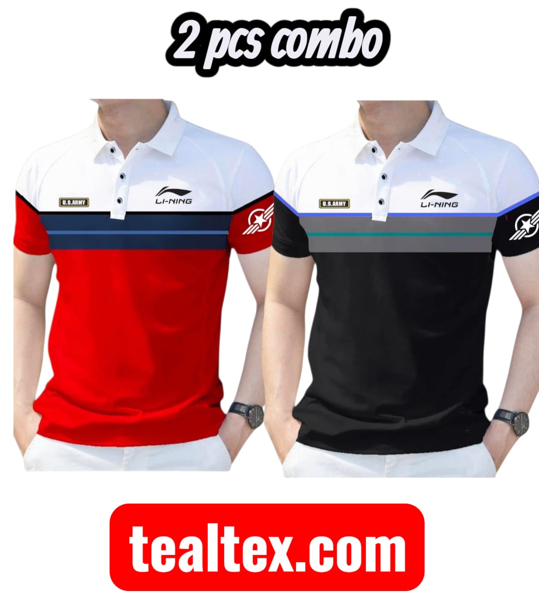 2 Pcs Combo PK Cotton Polo Shirt For Men's [2-116]